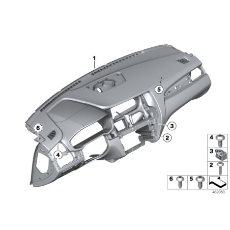 Tableau de bord - Pièce d'origine BMW 51459311544