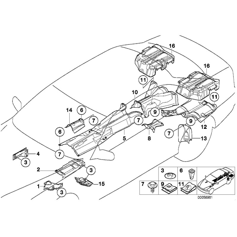 Isolation - Pièce d'origine BMW 51488159509