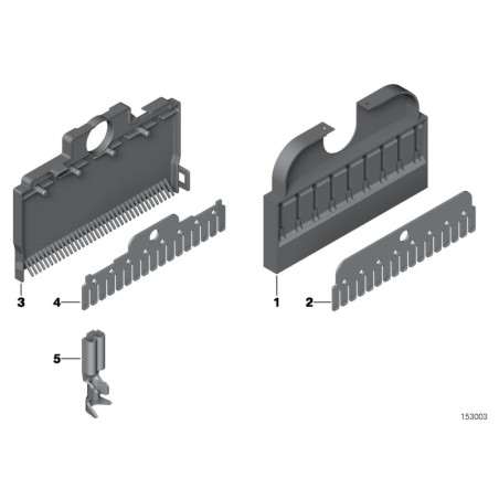 Boîtier d'isolation - Pièce d'origine BMW 61136825781