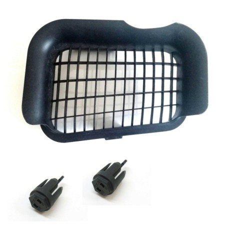 Cache du conduit d'admission d'air d'aspiration + 2x Clip - Pièce d'origine BMW 2x17117595701