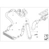 Tuyau de pression d'intercooler - Pièce d'origine BMW 11617799389 Tuyau de pression d'intercooler - Pièce d'origine BMW 11617799389
