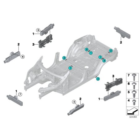 Intérieur Aerial Comfort Access - Pièce d'origine BMW 65209220832
