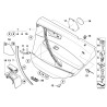 Poignée de porte intérieure gauche - Pièce d'origine BMW 51413415579 Poignée de porte intérieure gauche - Pièce d'origine BMW 51413415579