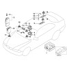 Lumière intérieure supérieure gauche - Pièce d'origine BMW 63312491509 Lumière intérieure supérieure gauche - Pièce d'origine BMW 63312491509
