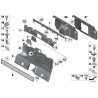 Garniture centrale de séparation intérieure - Pièce d'origine BMW 51469167041 Garniture centrale de séparation intérieure - Pièce d'origine BMW 51469167041