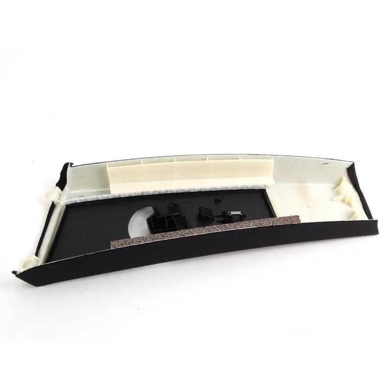 Revêtement de montant B de porte intérieure droite noir - Pièce d'origine BMW 51437069164