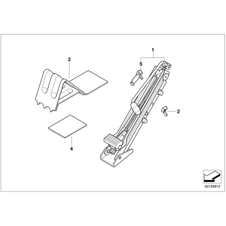 Jack - Pièce d'origine BMW 71121096040