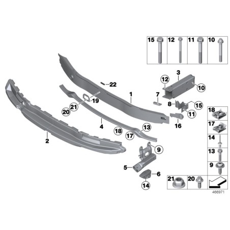 Amortisseur de bordure - Pièce d'origine BMW 51118056491