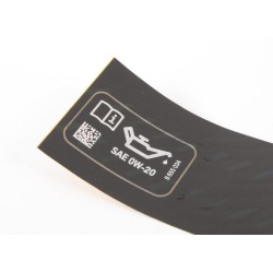 Étiquette "Huile moteur" - Pièce d'origine BMW 71228655034