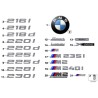 Étiquette autocollante d'emblème d'aile - Pièce d'origine BMW 51148058882 Étiquette autocollante d'emblème d'aile - Pièce d'origine BMW 51148058882