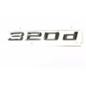 Insigne autocollant chromé LCI 320d - Pièce d'origine BMW 51147289888 Insigne autocollant chromé LCI 320d - Pièce d'origine BMW 51147289888