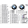 Insigne autocollant chromé LCI 320d - Pièce d'origine BMW 51147289888 Insigne autocollant chromé LCI 320d - Pièce d'origine BMW 51147289888
