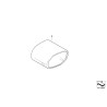 LCI Garniture de tuyau de carreau en aluminium - Pièce d'origine BMW 18300445926 LCI Garniture de tuyau de carreau en aluminium - Pièce d'origine BMW 18300445926