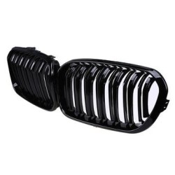 Grille de rein de base LCI Chrome et Noir Gauche Droite - Pièce d'origine BMW 51137371747