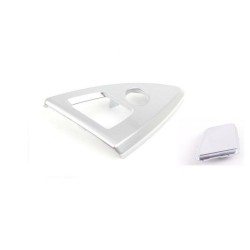 Couvercle de verrouillage de console centrale LCI avec bouton en chrome - Pièce d'origine BMW 51169277350 - Conduite à gauche.