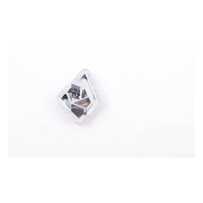 Cache de verrouillage de console centrale LCI avec bouton en chrome - Pièce d'origine BMW 51169277349/51169277351