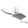 Cache de verrouillage de console centrale LCI avec bouton en chrome - Pièce d'origine BMW 51169277349/51169277351 Cache de verrouillage de console centrale LCI avec bouton en chrome - Pièce d'origine BMW 51169277349/51169277351