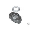 Contrôleur de navigation LCI CIC avec anneau chromé - Pièce d'origine BMW 65829353029