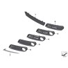 Insert de garniture de calandre inférieure centrale de pare-chocs avant LCI - Pièce d'origine BMW 51117331724