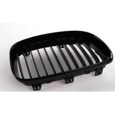 Ensemble de grilles centrales avant LCI en noir pour pare-chocs - Pièce d'origine BMW 51710441920/51710441921.