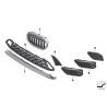 Grille de rein avant droite LCI Sport Line - Pièce d'origine BMW 51117383364 Grille de rein avant droite LCI Sport Line - Pièce d'origine BMW 51117383364