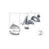 Boîtier de rétroviseur LCI gauche N/S - Pièce d'origine BMW 51167308647