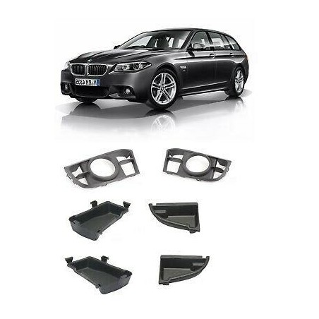 Ensemble de grille de pare-chocs avant LCI M Sport avec plaques - Pièce d'origine BMW 51118059002