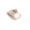 Housse de fixation Isofix arrière en cuir Oyster pour siège arrière LCI - Pièce d'origine BMW 52207262794 Housse de fixation Isofix arrière en cuir Oyster pour siège arrière LCI - Pièce d'origine BMW 52207262794