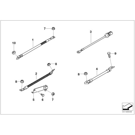 Plomb pour système de préchauffage - Pièce d'origine BMW 12427789231