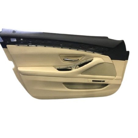 Panneau de porte en cuir avant gauche Veneto Beige - Pièce d'origine BMW 51417273049