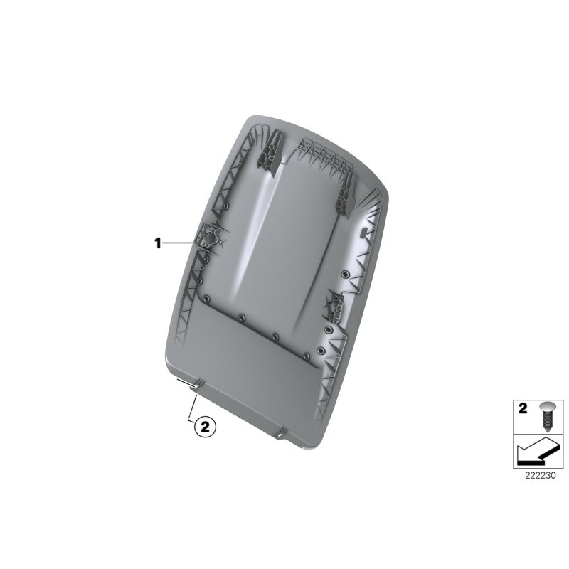 Pièce automobile en cuir d'origine BMW 52107254431