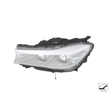 Phare avant LED AHL gauche - Pièce d'origine BMW 63117408711