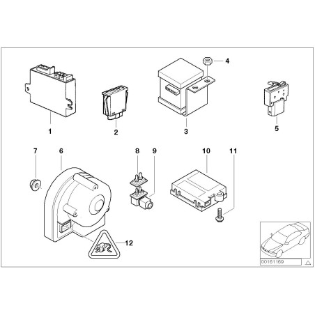 Indicateur LED - Pièce d'origine BMW 65758357417