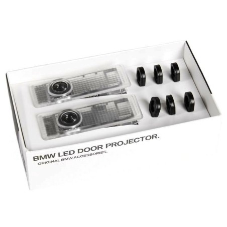 Kit de lumières de projection LED pour les flaques d'eau, ensemble gauche N/S droite O/S - Pièce d'origine BMW 63312414105.