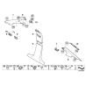 Garniture de montant B central gauche - Pièce d'origine BMW 51437141069