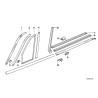 Garniture intérieure de joint d'étanchéité de porte gauche N/S - Pièce d'origine BMW 51361942823 Garniture intérieure de joint d'étanchéité de porte gauche N/S - Pièce d'origine BMW 51361942823