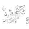 Support de montage de lampe de phare avant gauche - Pièce d'origine BMW 63126936089
