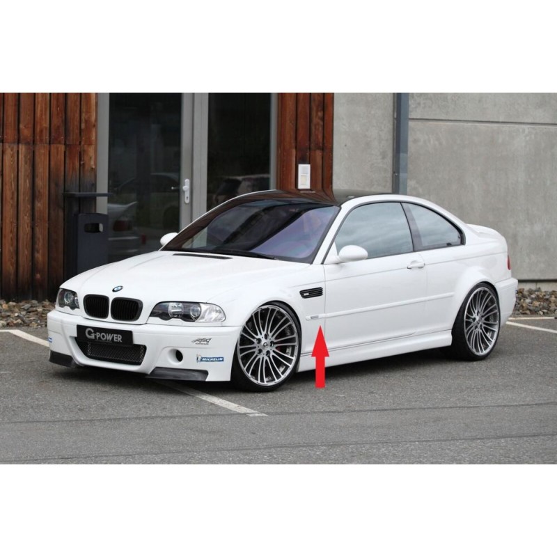 Aile gauche N/S avec moulure de garniture de clignotant latéral - Pièce d'origine BMW 51137893677