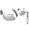Aile arrière gauche avec feu arrière à LED - Pièce d'origine BMW 63217296097