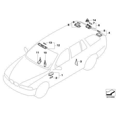 Phare - Pièce d'origine BMW 51138236878