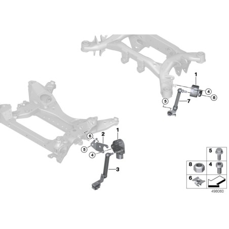 Capteur de niveau - Pièce d'origine BMW 37146870200