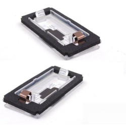 Feu de plaque d'immatriculation de voiture - Paire de lampes 2 pièces - Pièce d'origine BMW 2x51138236854