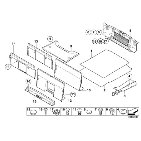 Serrure - Pièce d'origine BMW 51161932255