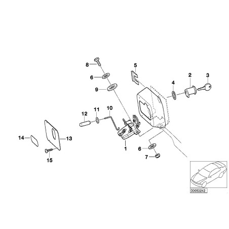 Serrure - Pièce d'origine BMW 51248169532