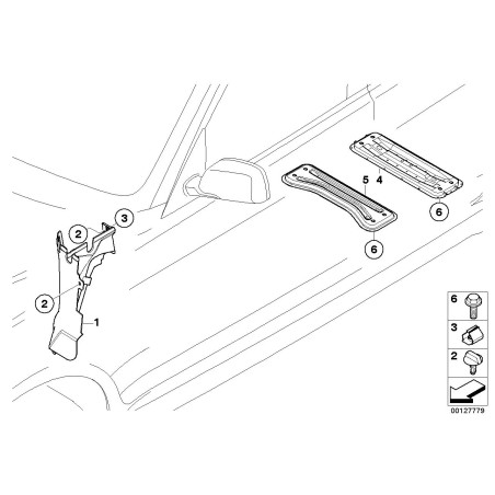 Serrure - Pièce d'origine BMW 51718215962