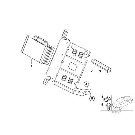 Amplificateur Logic 7 Top-HiFi - Pièce d'origine BMW 65126954397