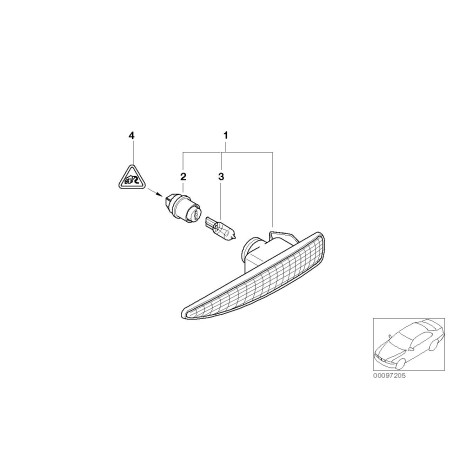 Ampoule Longlife - Pièce d'origine BMW 63216926927