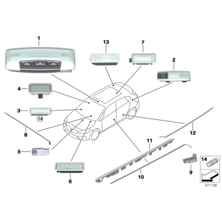 Ampoule Longlife - Pièce d'origine BMW 63217160797