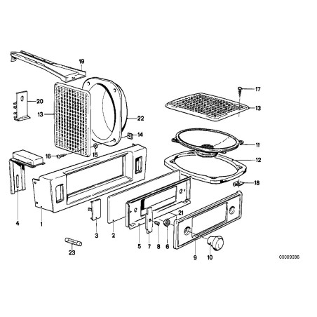 Haut-parleur - Pièce d'origine BMW 65121375109