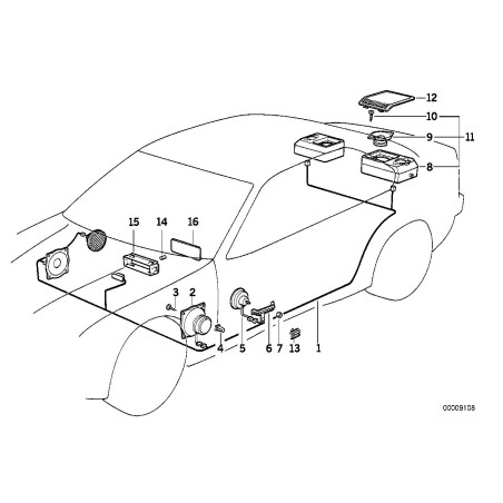 Haut-parleur - Pièce d'origine BMW 65131370834